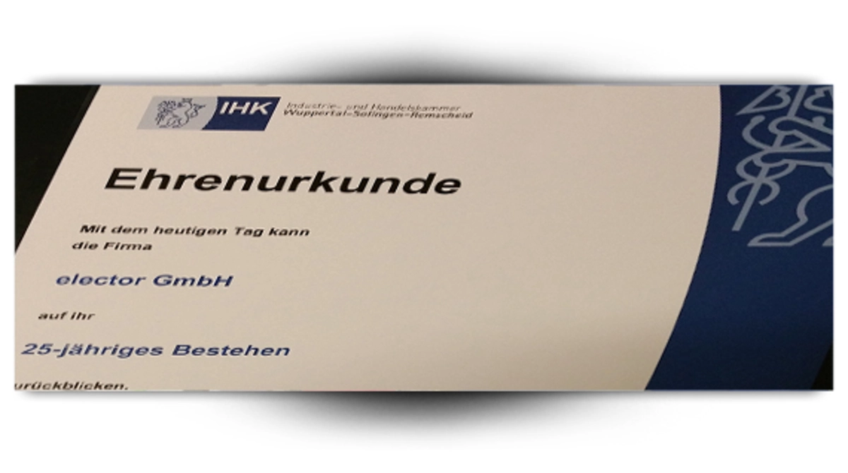 25 Jahre elector Wasserbehandlung und Korrosionsschutz für Heizungsanlagen Wasserbehandlung seit 25 Jahren elector