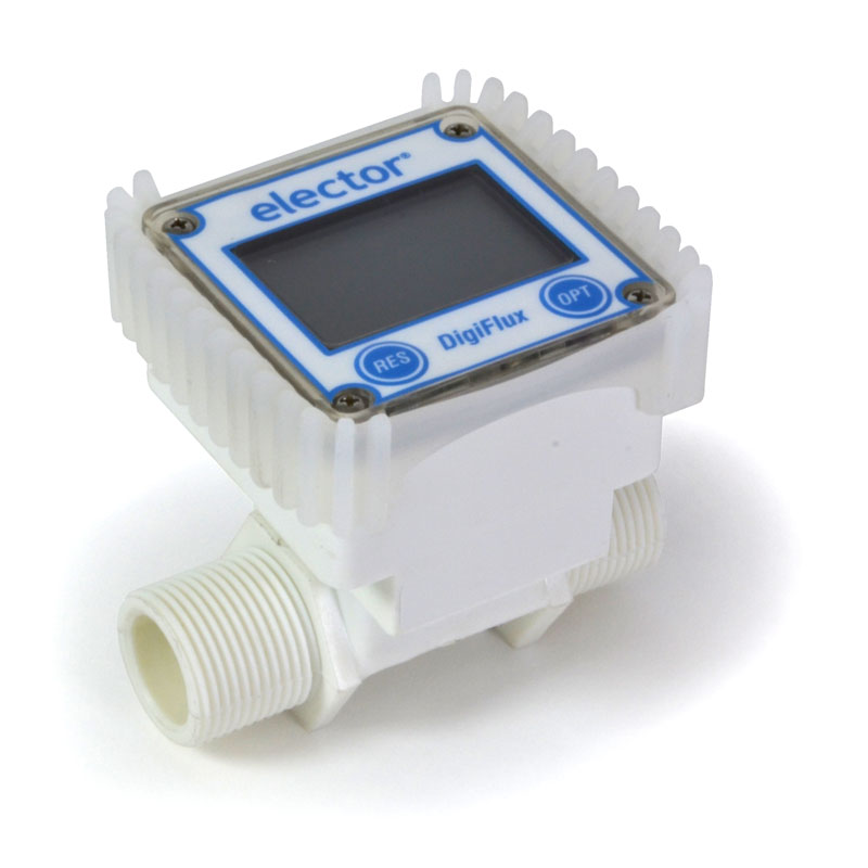 Digitaler Wasserzähler mit Rückstellfunktion Digitaler rückstellbarer Durchflussmesser