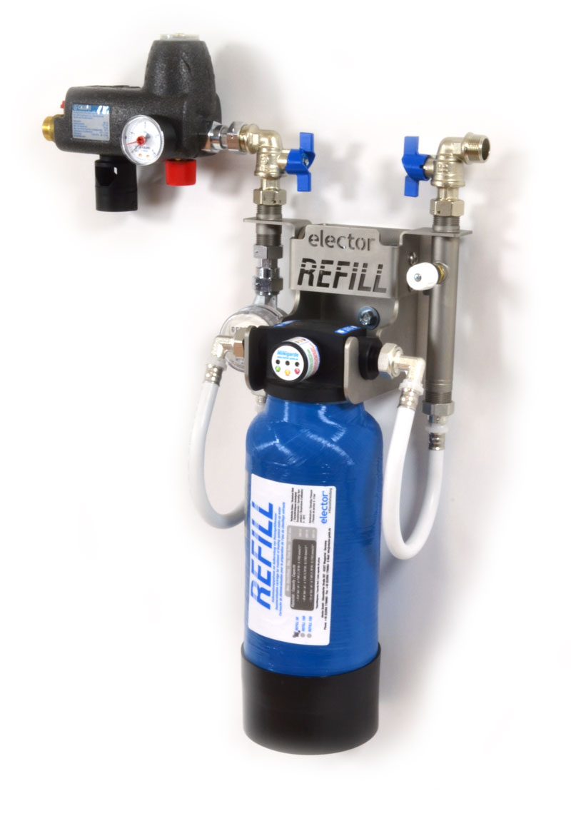 REFILL – Salzarmes Nachfüll- und Ergänzungswasser nach VDI 2035 REFILL – Wasserfilter für Heizung salzarme Fahrweise