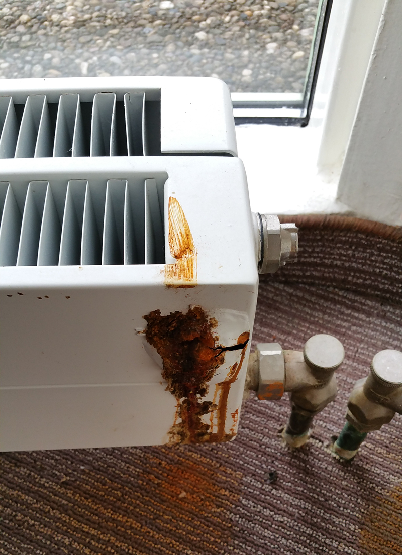 Lochfraßkorrosion Heizung Radiator Radiator Lochfraß, Korrosionsschutz, Korrosionsschutz Heizungsanlagen